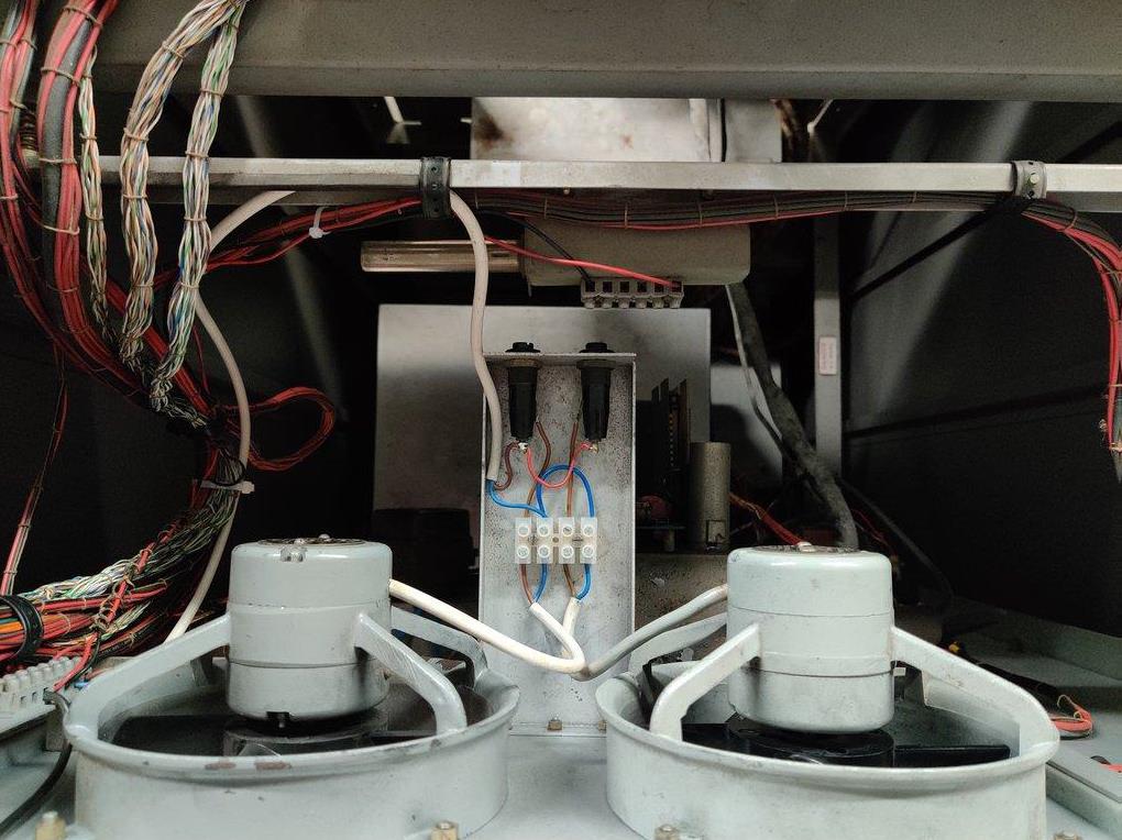 Rebuilt and rewired fans